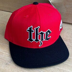 MITCHELL & NESS NCAA THE OHIO STATE BUCKEYES RED PRO CROWN SNAPBACK HAT NEW